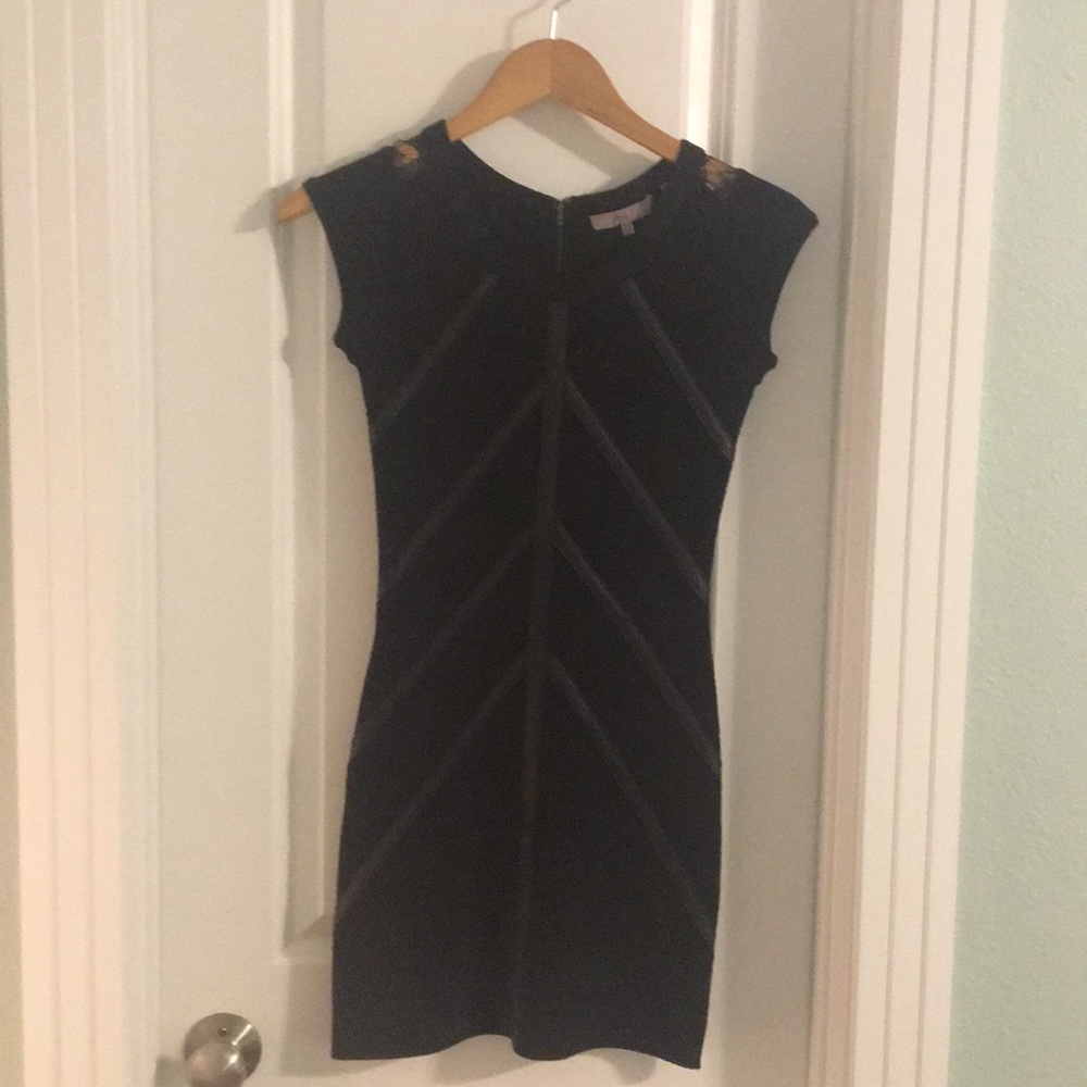 Black bandage dress